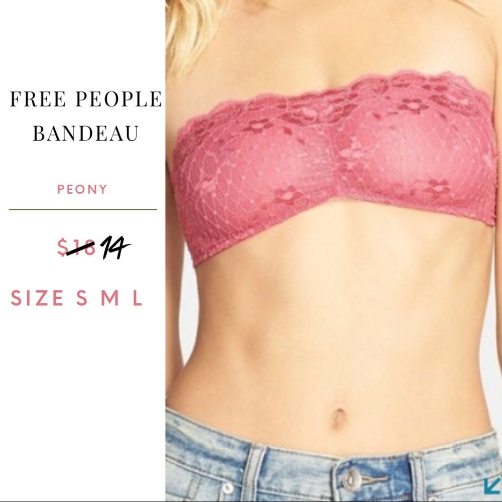 Any 2/$25 💫Free People Peony Intimately Bandeau